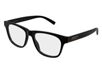 Montura de gafas Gucci Hombre GG2108O001-BLACK-BLACK-TRANSPARENT55